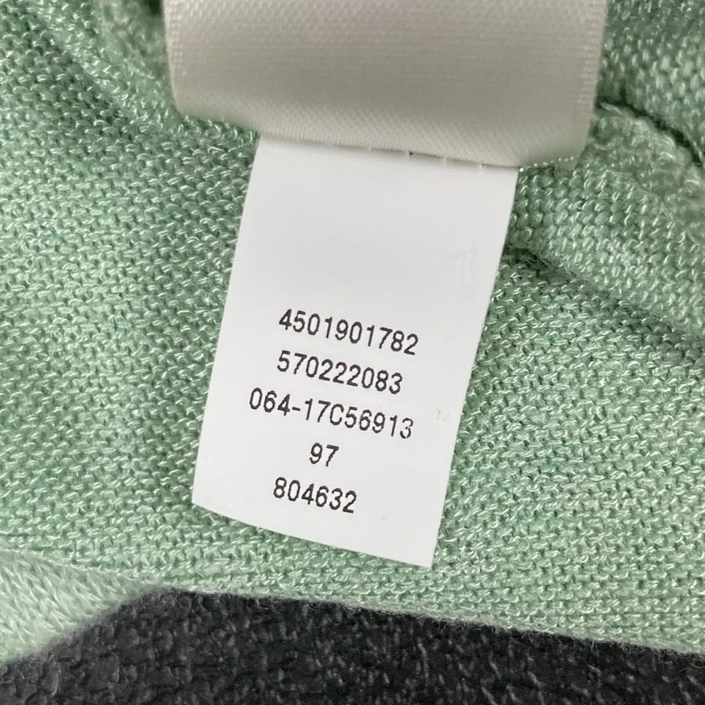 Zenergy Chico Green Long Sleeve Soft Crewneck Athlesiure Wrap Front Tunic Cozy - Picture 4 of 9